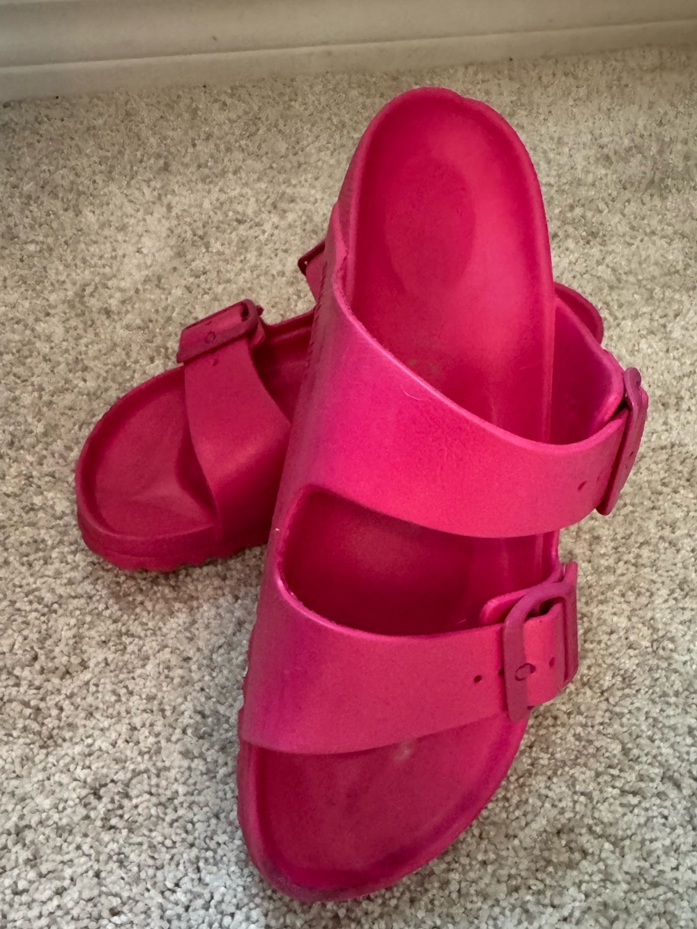 Ugg Arizona Women’s Pink Double-Strap Slide Sandals 38